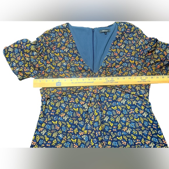 Madewell Women's Minimal Floral Mini Dress - Size (16) - Excellent Condition - Picture 7 of 10